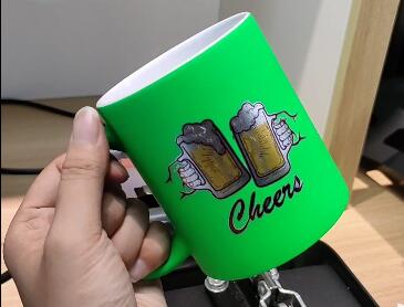 激光打印热转印标贴箔定制你的彩色陶瓷马克杯的专属Logo、标识、标徽。