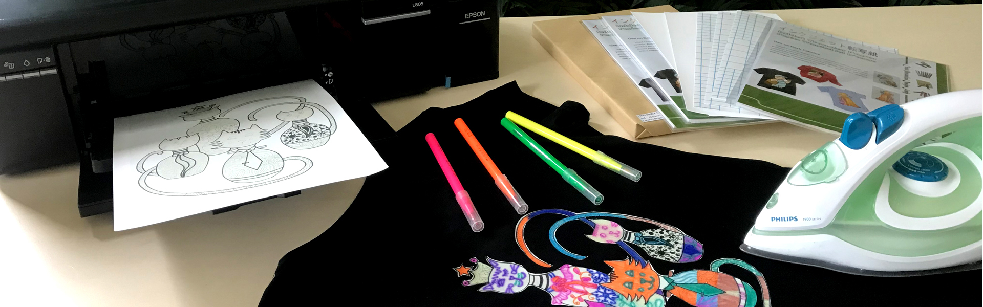 Ink jet Iron on transfer paper