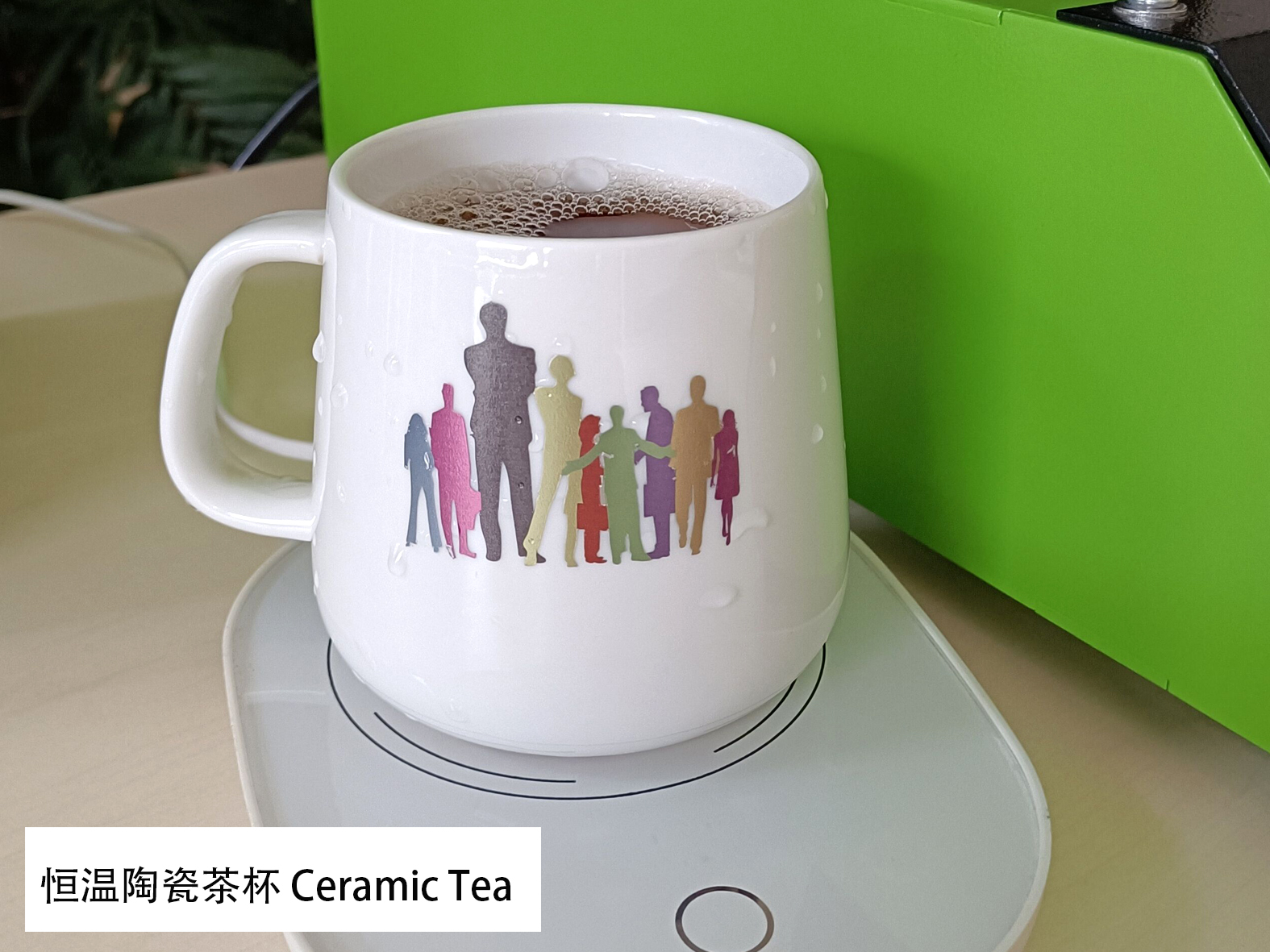 热转印标贴箔用于定制陶瓷、玻璃杯（没有涂层）上的专属多彩Logos、标贴、标徽